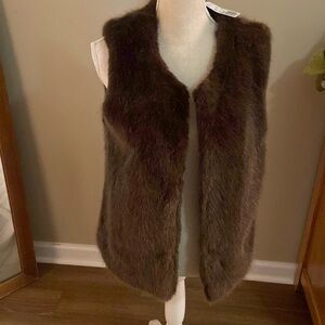 Net forever 21 fur vest size m
